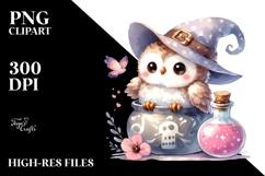 Adorable Baby Owl Popping Out, High-Quality PNG Product Image 2