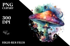 Colorful Magical Celestial Astral Mushroom | Sublimation Product Image 1