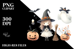 Simple Halloween Witch, Transparent PNG Product Image 2