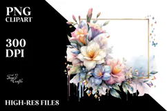 Colorful Freesia Diamond PNG Product Image 2