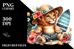 Baby Lion Beachwear PNG Product Image 2