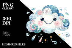 Whimsical Cloud PNG Product Image 2
