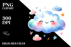 Whimsical Cloud PNG Product Image 2