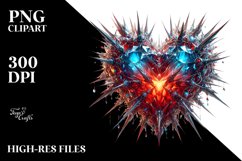 Heart with Spikes, Transparent PNG Product Image 2