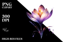 Shiny Crocus Watercolor Splash Product Image 3