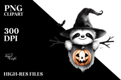 Simple Watercolor Sloth, PNG Product Image 2
