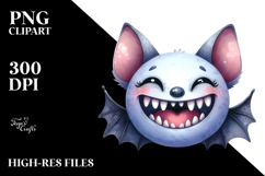 Funny Halloween Bat Clipart Product Image 2