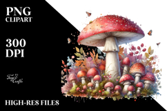 Detailed Mushroom, High-Res PNG Product Image 1