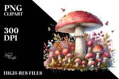 Detailed Mushroom, High-Res PNG Product Image 3