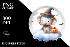 Cute Baby Elephant Halloween PNG Product Image 2