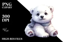 Baby Polar Bear, Transparent PNG Product Image 2