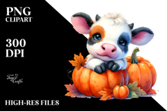 Funny Cow with Style, PNG Product Image 2