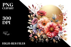 Abstract Vibrant Horizontal Frame | Sublimation | Clipart Product Image 3
