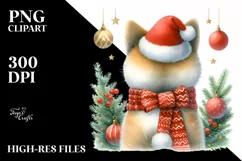 Vibrant Akita Design, High-Quality PNG Product Image 3