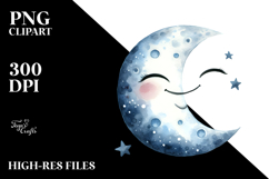 Simple Half Moon PNG Product Image 2
