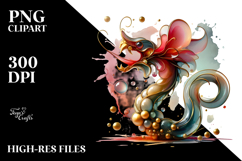 Glossy Snapdragon in Material, PNG Product Image 2