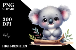 Cute Baby Koala PNG Product Image 2