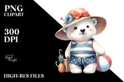 Baby Polar Bear PNG Product Image 2