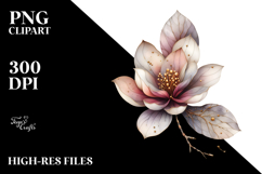 Abstract Magnolia PNG Product Image 2