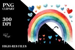Smiling Washed Rainbow, Transparent PNG Product Image 2