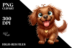 Cute Cartoon Chesapeake Bay Retriever, PNG Product Image 2