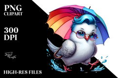 Vibrant Dove in Watercolor, High-Res PNG Product Image 2