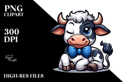 Holstein Cow Vector Art PNG Product Image 2