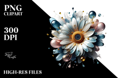 Abstract Gerbera, Transparent PNG Product Image 2