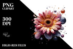 Abstract Gerbera, Transparent PNG Product Image 2
