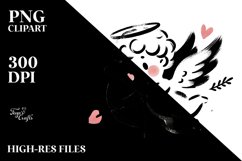 Paint Brush Style Cupid, Transparent PNG Product Image 2