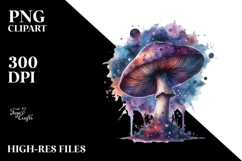 Detailed Mystical Mushroom, High-Res PNG Product Image 2