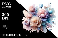 Glossy Peonies PNG Product Image 3