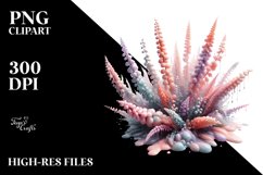 Glossy Heather Design, Transparent PNG Product Image 1