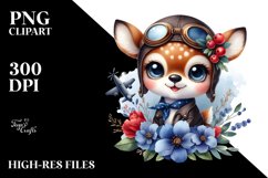 Colorful Baby Deer Sticker | Sublimation | Clipart Product Image 3