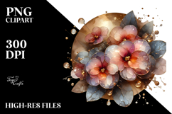 Glossy Impatiens in Material, PNG Product Image 2