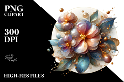 Glossy Impatiens in Material, PNG Product Image 2