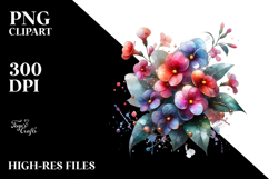 Impatiens, Artistic PNG Product Image 2