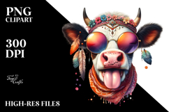 Smiling Cow, Transparent PNG Product Image 2
