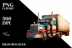Abstract Truck Summer Sticker Sublimation Clipart Product Image 1