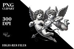 Cupid Vintage Pencil PNG Product Image 2