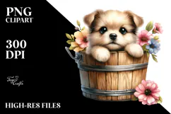 Cute Baby Dog PNG Product Image 2