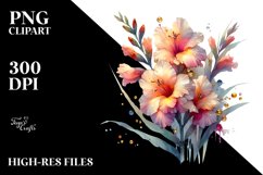 Gladiolus Watercolor Splash Product Image 3