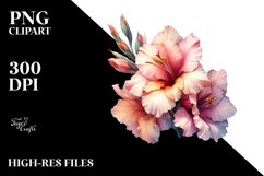 Gladiolus Watercolor Splash Product Image 3