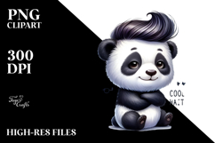 Cute Baby Panda PNG Product Image 2