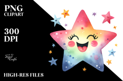 Simple Whimsical Star PNG Product Image 2