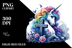 Vibrant Unicorn Clipart Product Image 2