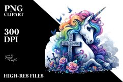 Vibrant Unicorn Clipart Product Image 3