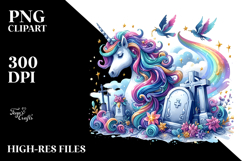 Vibrant Unicorn Clipart Product Image 2