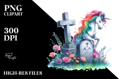 Vibrant Unicorn Clipart Product Image 2