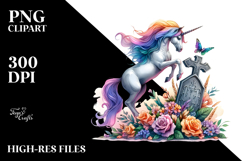 Vibrant Unicorn Cartoon | Clipart Product Image 2